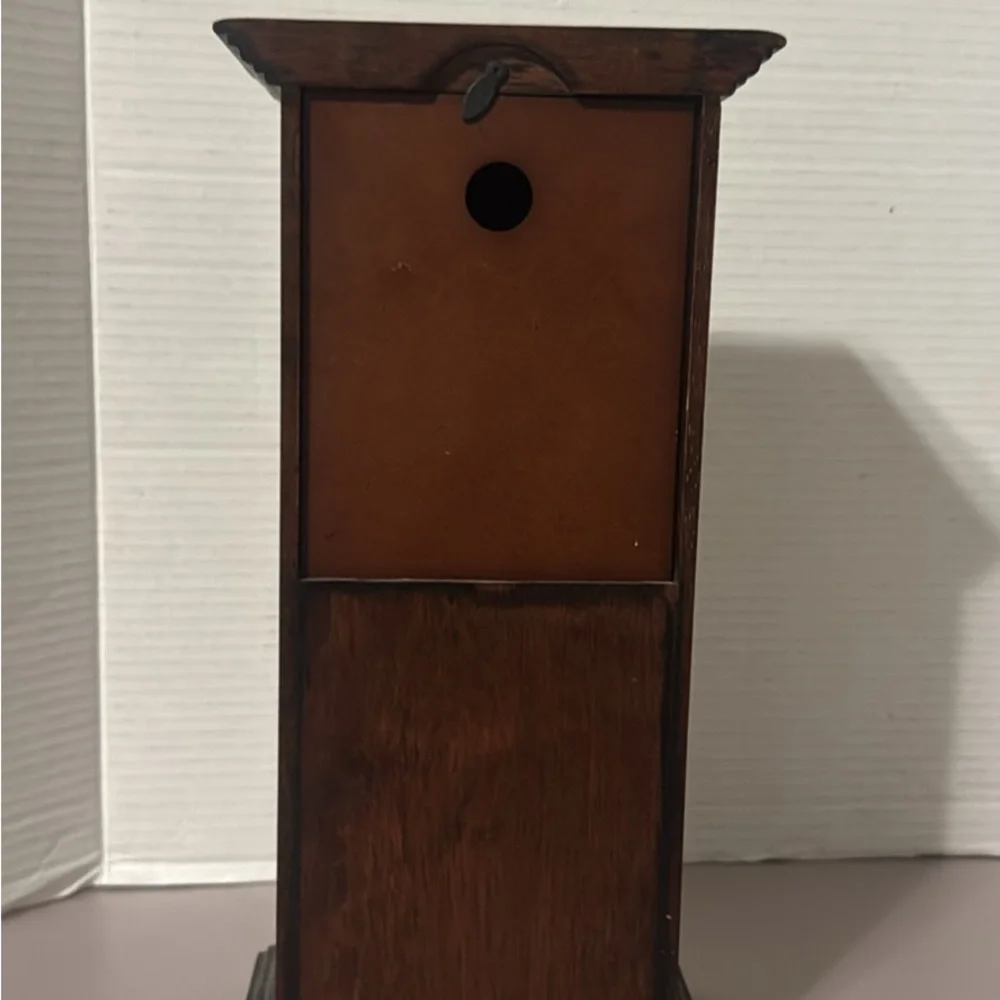 Seicle Quartz Wooden Table Clock with Drawers